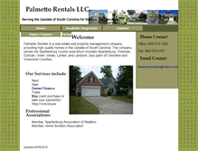 Tablet Screenshot of palmettorentals.org